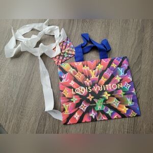 1x Authentic Louis Vuitton LIMITED  EDITION Shopping Bag MULTICOLORED SMALL